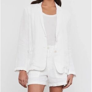Velvet by Graham & Spencer LENNY HEAVY LINEN BLAZER